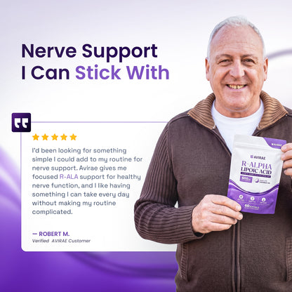 Avirae® R-Alpha Lipoic Acid 600mg with Coconut Oil